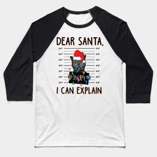 Funny Cat Lover Christmas Sweater. Ugly Christmas Sweater. Baseball T-Shirt